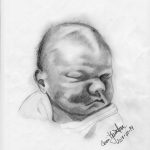 Ängel, barn, änglabarn, andeporträtt