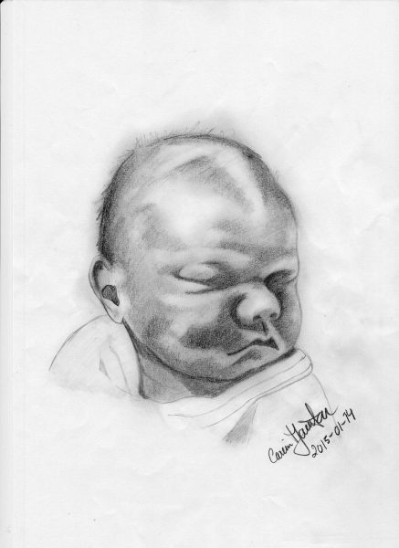 Ängel, barn, änglabarn, andeporträtt